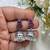 Pink stone oxidized jhumka earrings | silver boho pearl drop jhumki