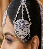 Royal lavender tanzanite passa jhumar