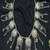 Oxidized silver coin kamarbandh: boho tribal tassel belly chain