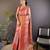 pink silk blend blend zari woven saree with unstitched blouse piece.