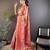 pink silk blend blend zari woven saree with unstitched blouse piece.