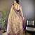gold silk blend blend zari woven saree with unstitched blouse piece.