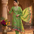 Pista handwoven jamdani cotton suit