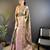 olive silk blend blend zari woven saree with unstitched blouse piece.