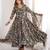 Multicolor printed georgette anarkali kurti
