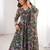 Multicolor printed georgette anarkali kurti