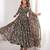 Multicolor printed georgette anarkali kurti