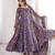 Multicolor printed georgette anarkali kurti