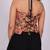 Maroon Rayon Navratri Lehenga Choli | Garba & Dandiya Outfit with Multicolor Embroidery Sleeveless Square Neckline