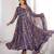 Multicolor printed georgette anarkali kurti
