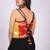 Black Rayon Navratri Lehenga Choli | Garba & Dandiya Outfit with Multicolor Embroidery Sleeveless Square Neckline