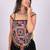 Black Rayon Navratri Lehenga Choli | Garba & Dandiya Outfit with Multicolor Embroidery Sleeveless Square Neckline