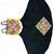 Black Rayon Navratri Lehenga Choli | Garba & Dandiya Outfit with Multicolor Embroidery Sleeveless Square Neckline