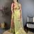 rani kanjeevaram silk blend zari woven saree with unstitched blouse piece.