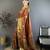 brown soft silk blend zari woven saree with unstitched blouse piece.