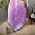 lavender tissue silk blend kanjeevaram zari woven saree with unstitched blouse piece.