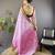 lavender tissue silk blend kanjeevaram zari woven saree with unstitched blouse piece.
