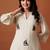 Women Embroidered A-Line Thread Work Pure Cotton Kurta with Palazzos