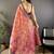 pink tissue silk blend kanjeevaram zari woven saree with unstitched blouse piece.