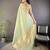 pista soft cotton blend zari checks saree with unstitched blouse piece.