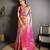 lilac kanjeevaram silk blend zari woven saree with unstitched blouse piece.