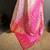 lilac kanjeevaram silk blend zari woven saree with unstitched blouse piece.