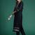 Women Floral Regular Thread Work Linen Kurta with Trousers & With Dupatta