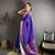 purple silk blend zari woven saree with unstitched blouse piece.