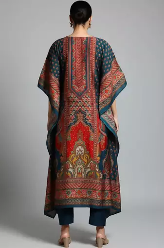 Women Ethnic Motifs Printed Regular Kurta with Trousers