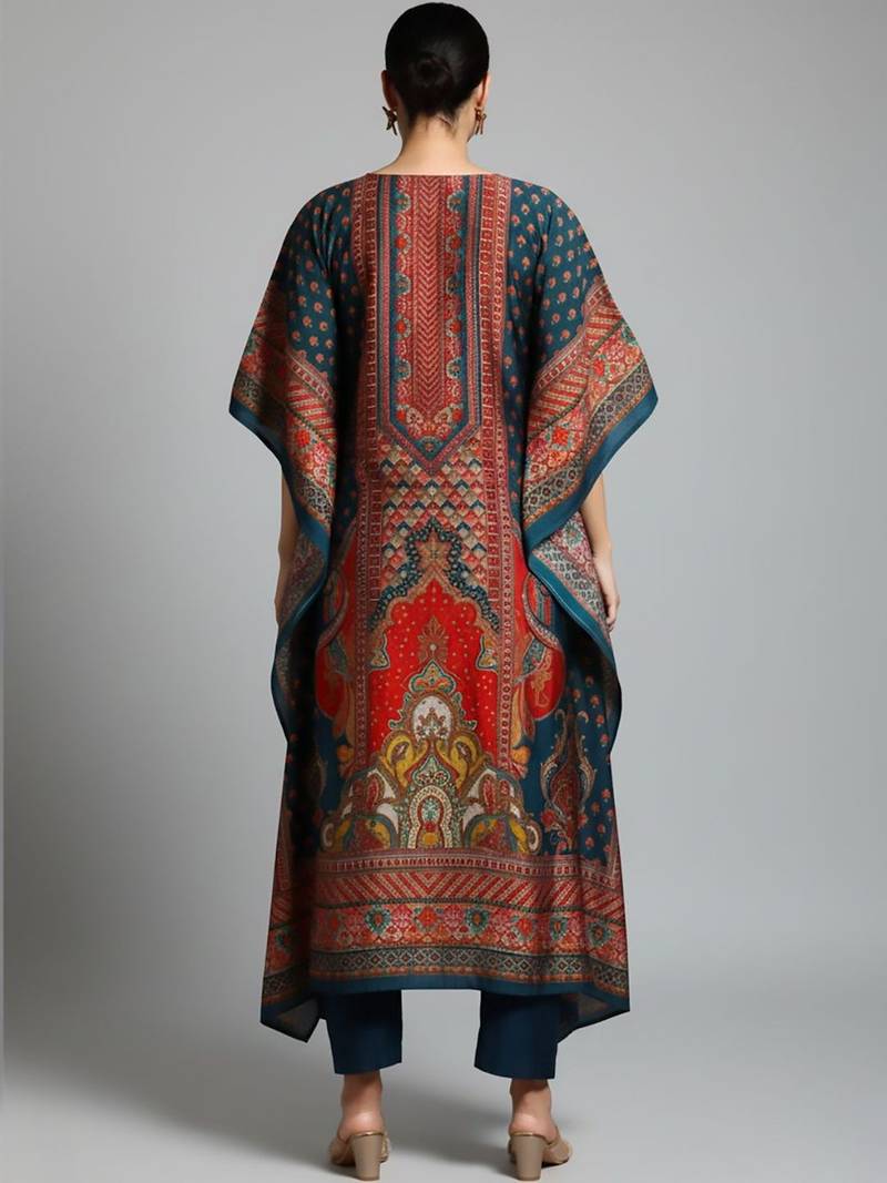 Women Ethnic Motifs Printed Regular Kurta with Trousers