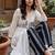 Women Ethnic Motifs Embroidered Empire Thread Work Kurta with Palazzos