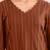 Striped V-Neck A-Line Kurta With Trousers