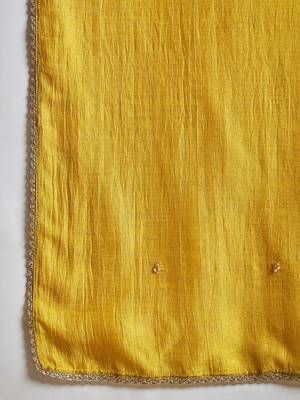 Women Ethnic Motifs Embroidered Kurta with Trousers & Dupatta 5