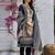 Women Printed Regular Beads and Stones Kurta with Trousers & With Dupatta