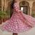 Women Floral Printed Empire Kurta with Trousers & With Dupatta