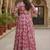 Women Floral Printed Empire Kurta with Trousers & With Dupatta