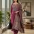 Ethnic Motifs Embroidered Regular Kurta With Trousers & Dupatta
