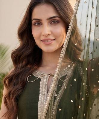 Women Ethnic Motifs Regular Kurta with Palazzos & With Dupatta 6
