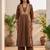 Women Ethnic Motifs Embroidered Regular Thread Work Kurta with Trousers