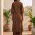 Women Ethnic Motifs Embroidered Regular Thread Work Kurta with Trousers
