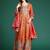 Ethnic Motifs Embroidered Sequinned Kurta with Trousers & With Dupatta