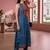 Women Ethnic Motifs Printed Regular Chanderi Silk Kurta with Trousers