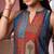 Women Ethnic Motifs Printed Regular Chanderi Silk Kurta with Trousers
