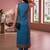 Women Ethnic Motifs Printed Regular Chanderi Silk Kurta with Trousers