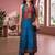 Women Ethnic Motifs Printed Regular Chanderi Silk Kurta with Trousers