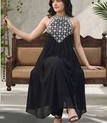 Women Ethnic Motifs Embroidered Regular Thread Work Kurta with Palazzos