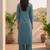 Women Floral Embroidered Regular Thread Work Kurta with Palazzos