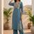 Women Floral Embroidered Regular Thread Work Kurta with Palazzos