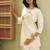Ivory Hand-Embroidered Silk Co-Ord Set  Shimmer Fabric & Motif Detailing  Jaipur 
