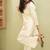 Ivory Hand-Embroidered Silk Co-Ord Set  Shimmer Fabric & Motif Detailing  Jaipur 